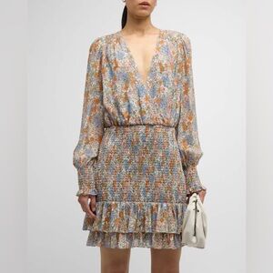 Veronica Beard Silk Floral Dress